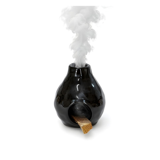 Bacalı Siyah Seramik Palo Santo Tütsülük