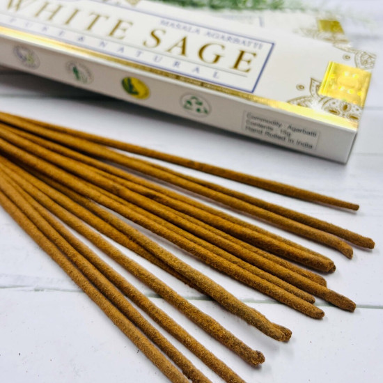 Deepika White Sage Çubuk Tütsü, 15 gr – görsel 2/2