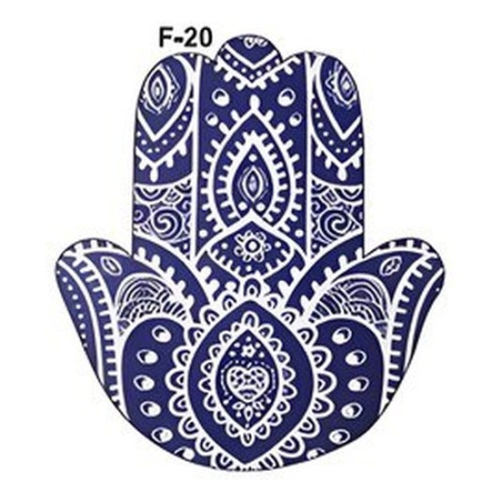 Desenli Epoksi Kaplamalı Hamsa Eli Tütsülük