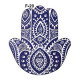 Desenli Epoksi Kaplamalı Hamsa Eli Tütsülük