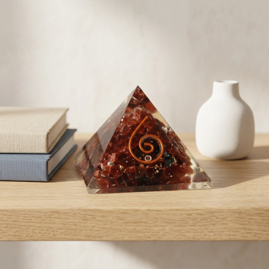 Garnet Orgonit Piramit – görsel 2/2