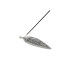 Kabartma Damarlı Metal Yaprak Tütsülük, 22 cm