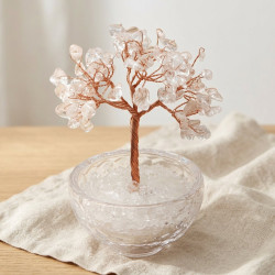 Kristal Kuvars Ağacı, Kâseli, 10 cm