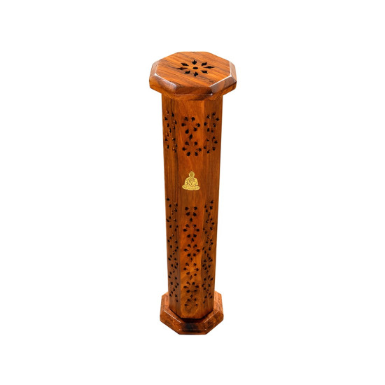 Kule Biçimli Ahşap Tütsülük, 31 cm