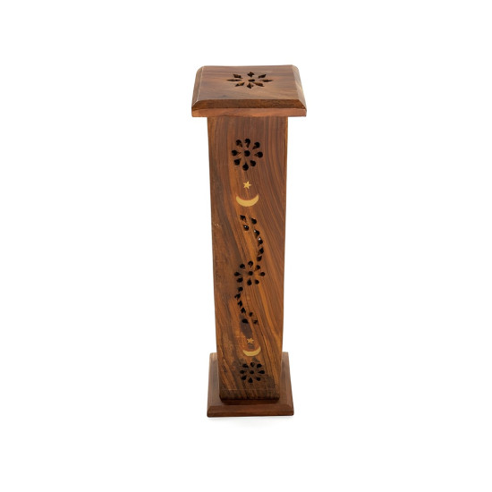 Kule Biçimli Ahşap Tütsülük, 31 cm
