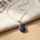 Lapis Lazuli Kolye, Damla Uçlu