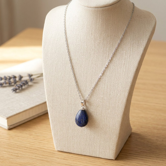 Lapis Lazuli Kolye, Damla Uçlu – görsel 2/2