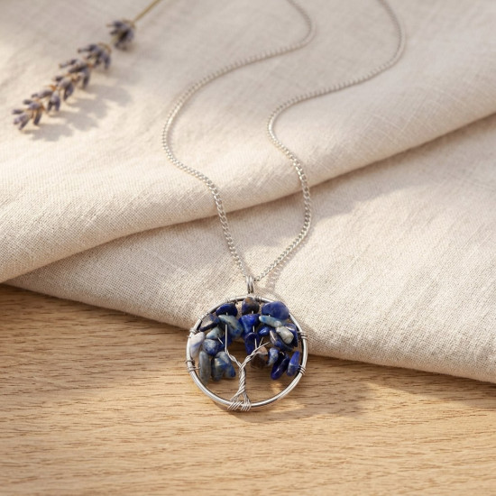 Lapis Lazuli Kolye, Hayat Ağacı