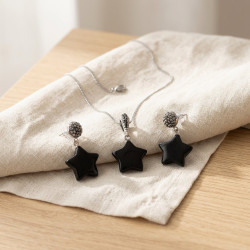 Obsidyen Kolye ve Küpe Seti, Yıldız