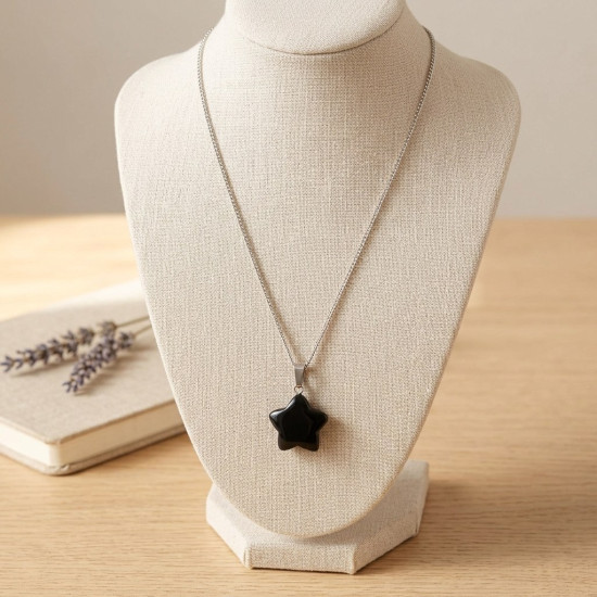 Obsidyen Kolye, Yıldız Uçlu – görsel 2/2