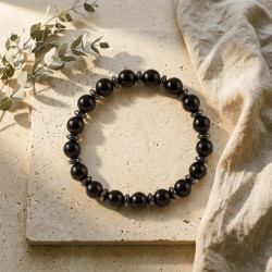Obsidyen ve Hematit Bileklik, 8 mm Obsidyen ve Hematit Bileklik, 8 mm