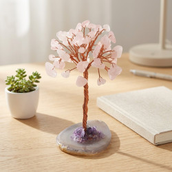 Pembe Kuvars Ağacı, 9,5 cm
