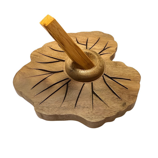 Yaprak Biçimli Ahşap Palo Santo Tütsülüğü