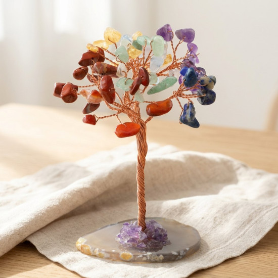 Yedi Renkli Taş Ağacı, 10 cm
